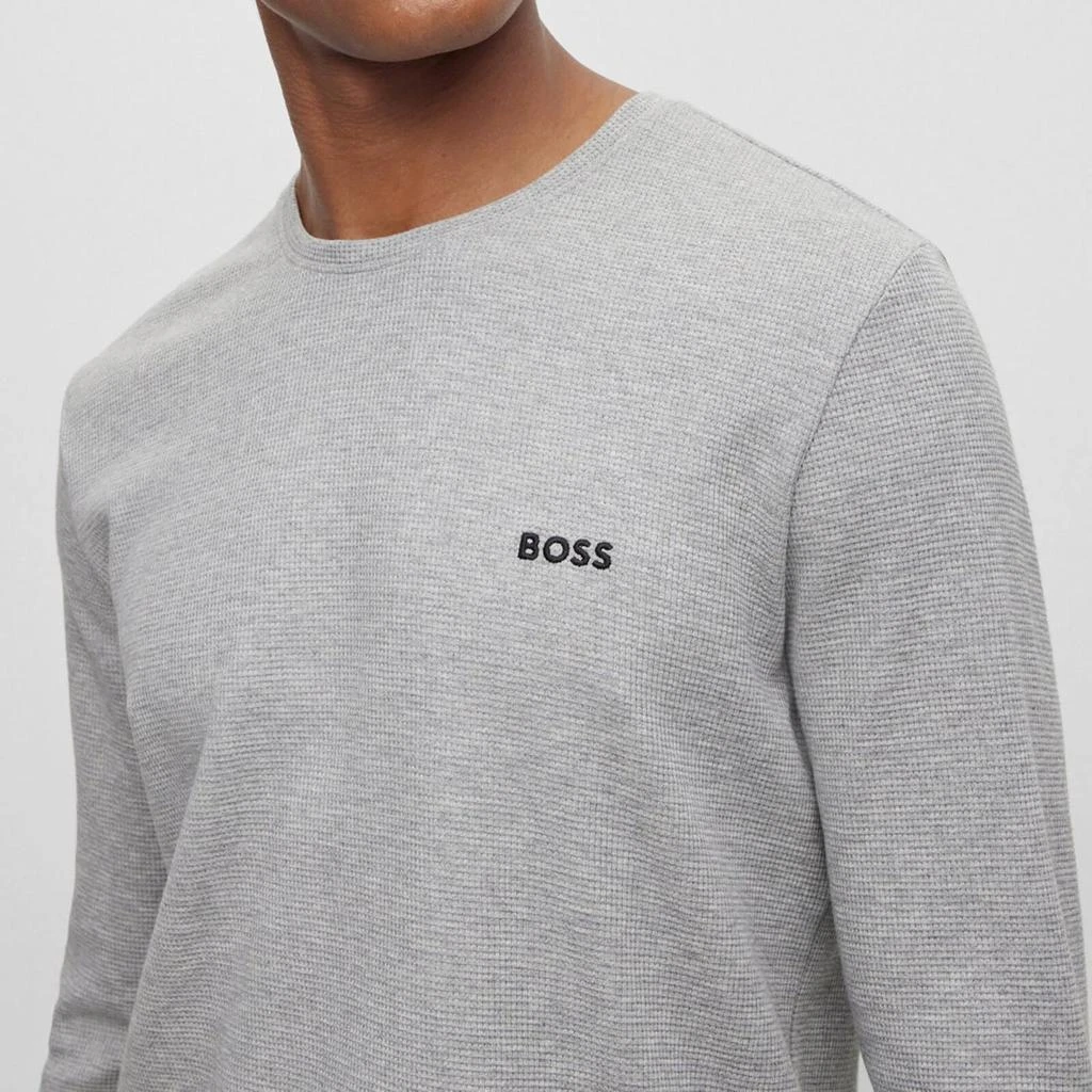 BOSS Bodywear BOSS Bodywear Waffle-Knit Cotton-Blend T-Shirt 3