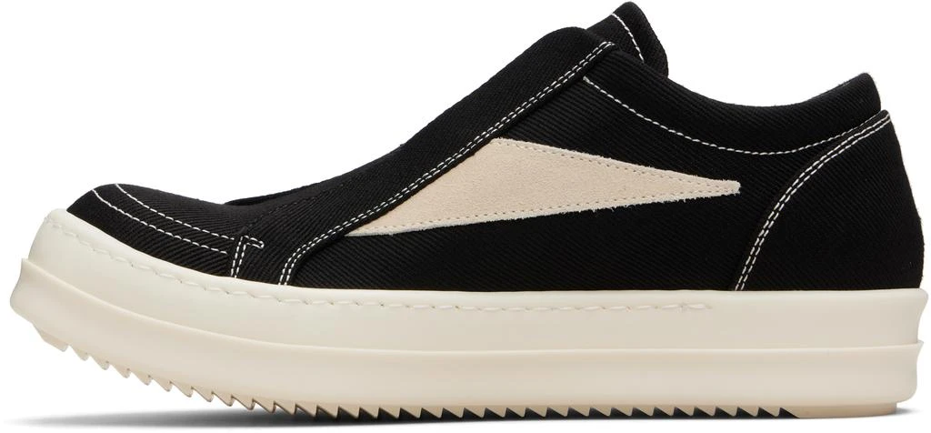 Rick Owens Black Concordians Laceless Vintage Sneaks Sneakers 3