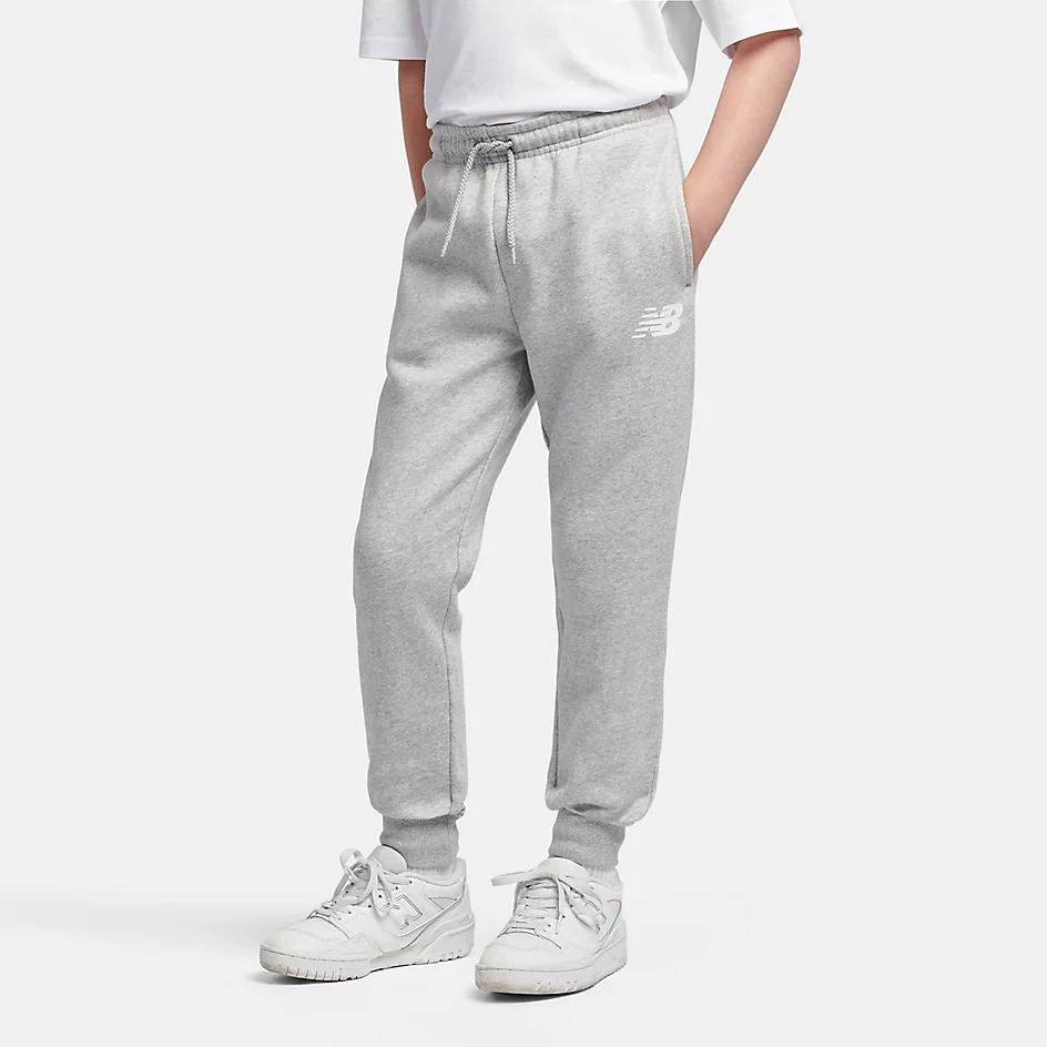 New Balance Brush Back Stacked Logo Jogger