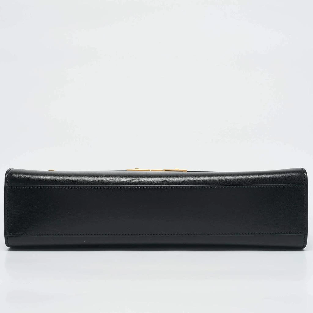 Yves Saint Laurent Saint Laurent Black Leather Medium Manhattan Flap Shoulder Bag 8