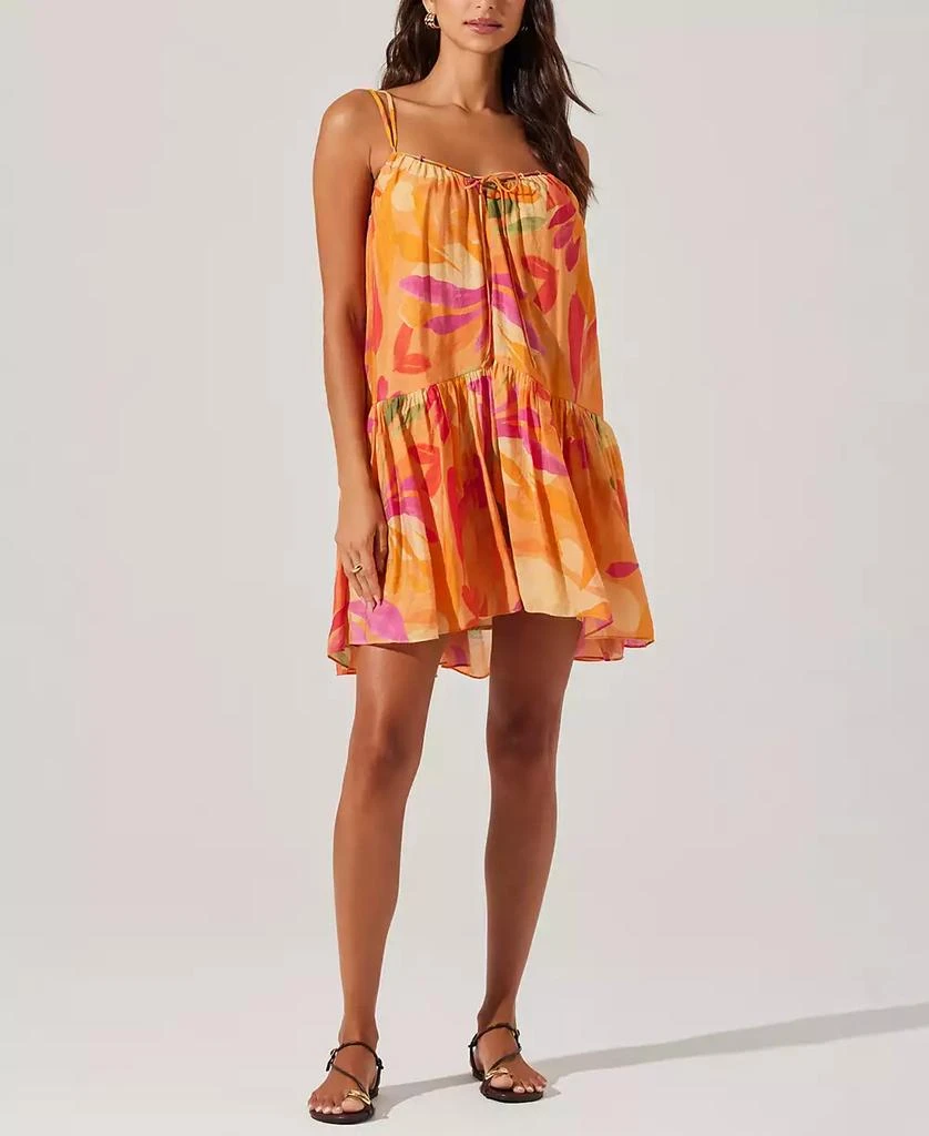 ASTR Women's Keala Tie-Front Swing Dress 3