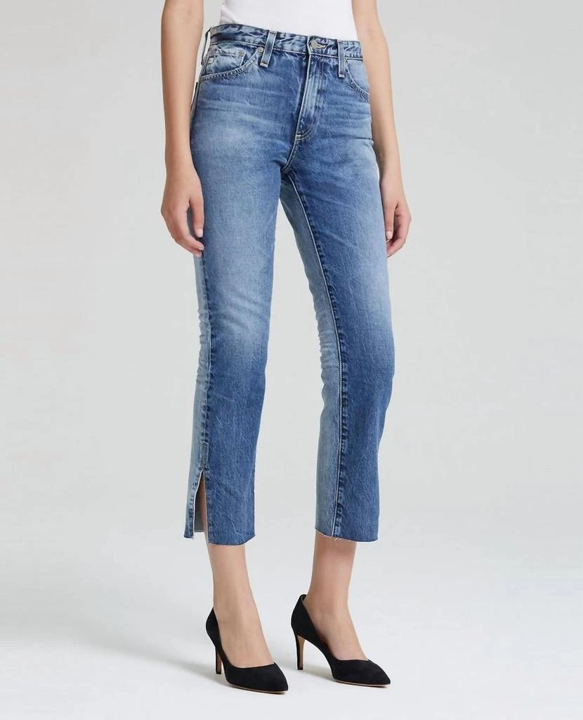 AG Jeans Isabelle High Rise Straight Crop 1