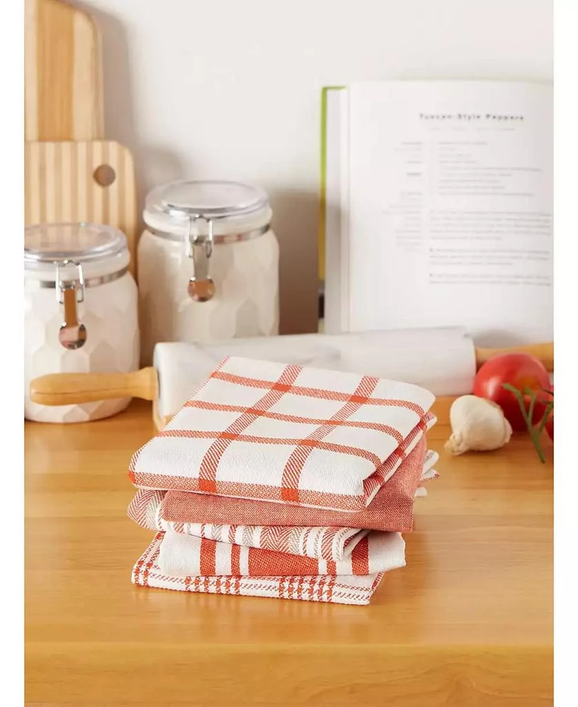 Design Imports Asst Spice Woven Dishtowels, Set of 5 8