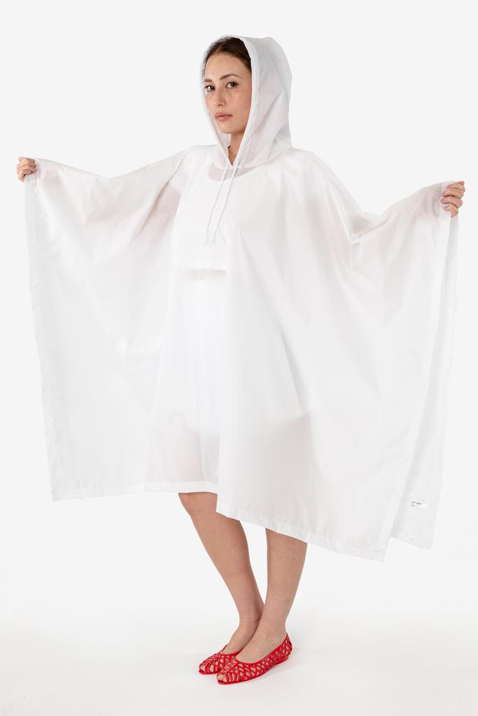 Los Angeles Apparel RNF419 - Hooded Nylon Rain Poncho