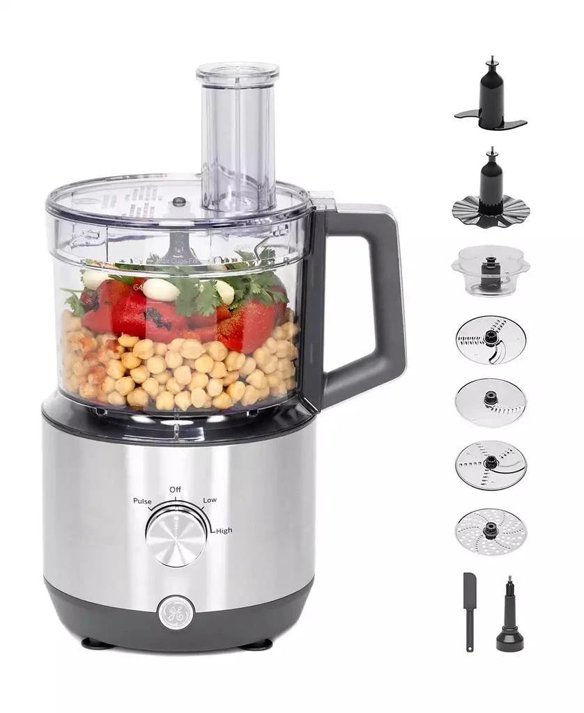 GE Appliances GE 12-Cup Food Processor with Accessories 1