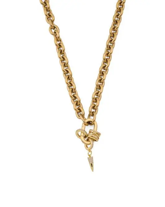 DANNIJO Vani Gold Plated Chain Necklace