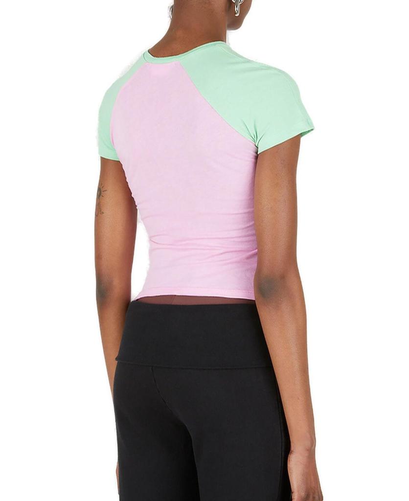 Maisie Wilen Maisie Wilen Slinky Two-Toned Heart-Printed T-Shirt