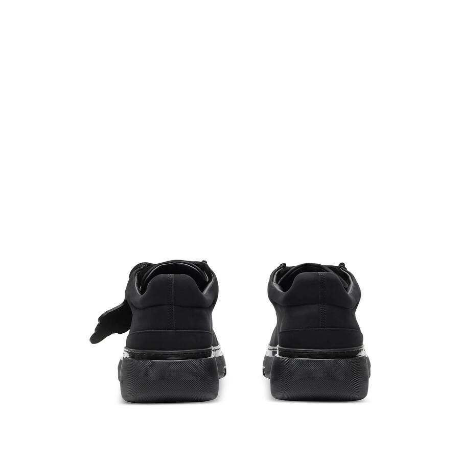 Burberry Lace-Up Creeper Suede Derby Shoes