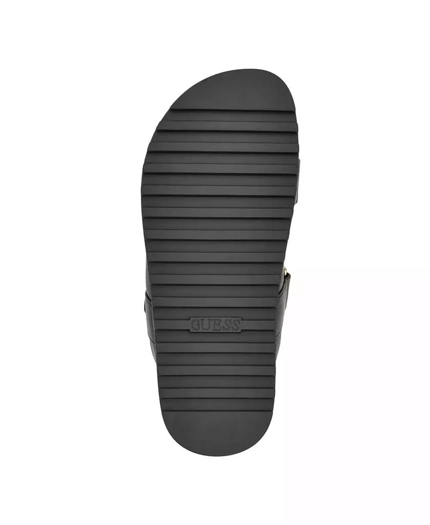 GUESS Women's Fabulon Two Strap Sporty Footbed Sandals 5