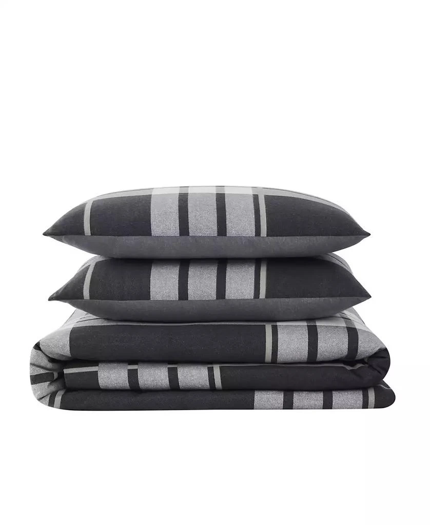 Macy's Milo Plaid 2 Piece Flannel Duvet Cover Set 2
