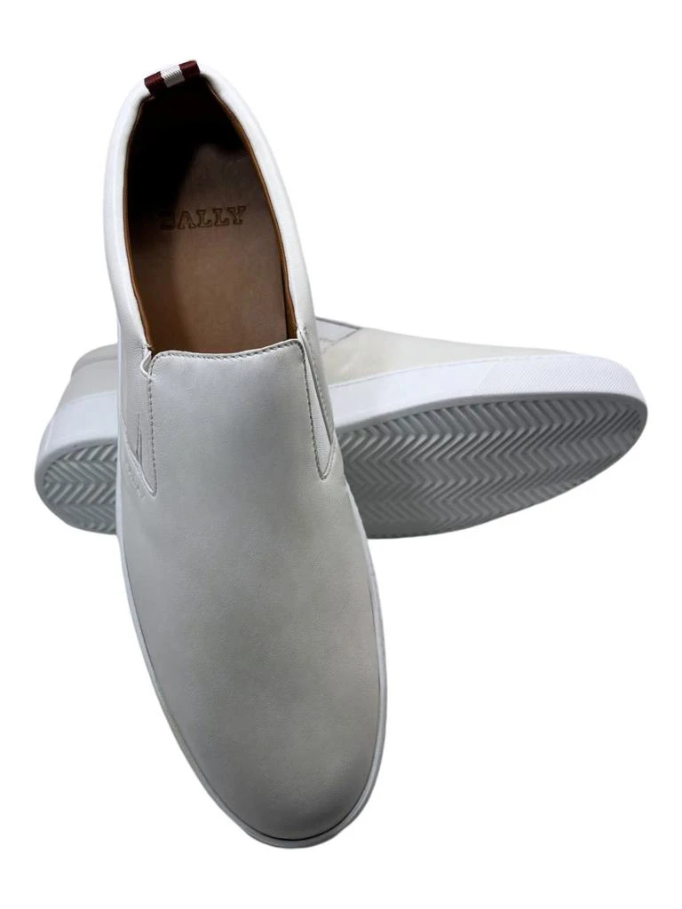 Bally Bently 6230476 Men's White Lamb Nappa Leather Sneakers 6