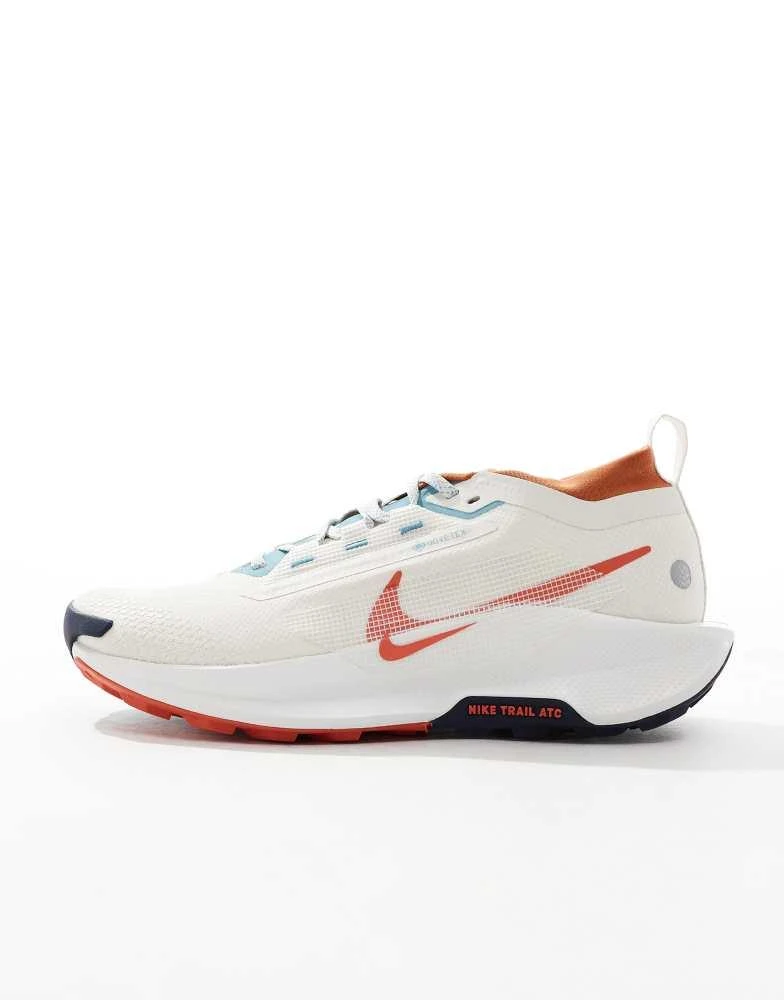 NIKE Nike Running ReactX Pegasus Trail 5 GORE-TEX trainers in white and red 2