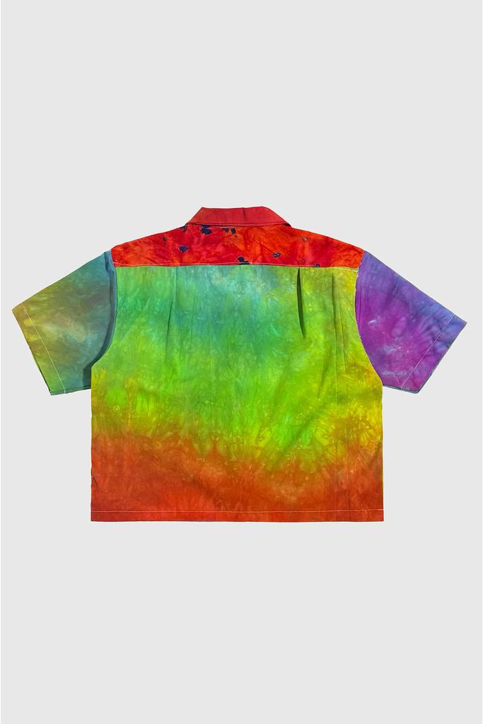 Urban Outfitters Vintage 1970's Tie Dye  Loop Collar Shirt