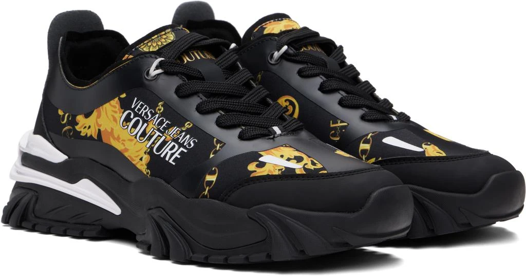 Versace Black Trail Trek Chain Couture Sneakers 4