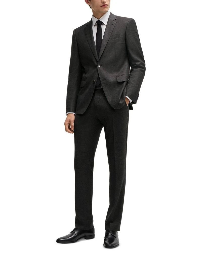 Hugo Boss H-Huge Weave Textured Wool Slim Fit Suit 1
