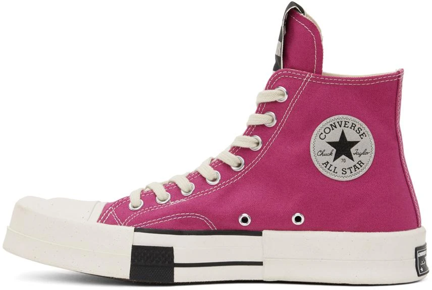 Rick Owens DRKSHDW Pink Converse Edition TURBODRK Chuck 70 Sneakers 3