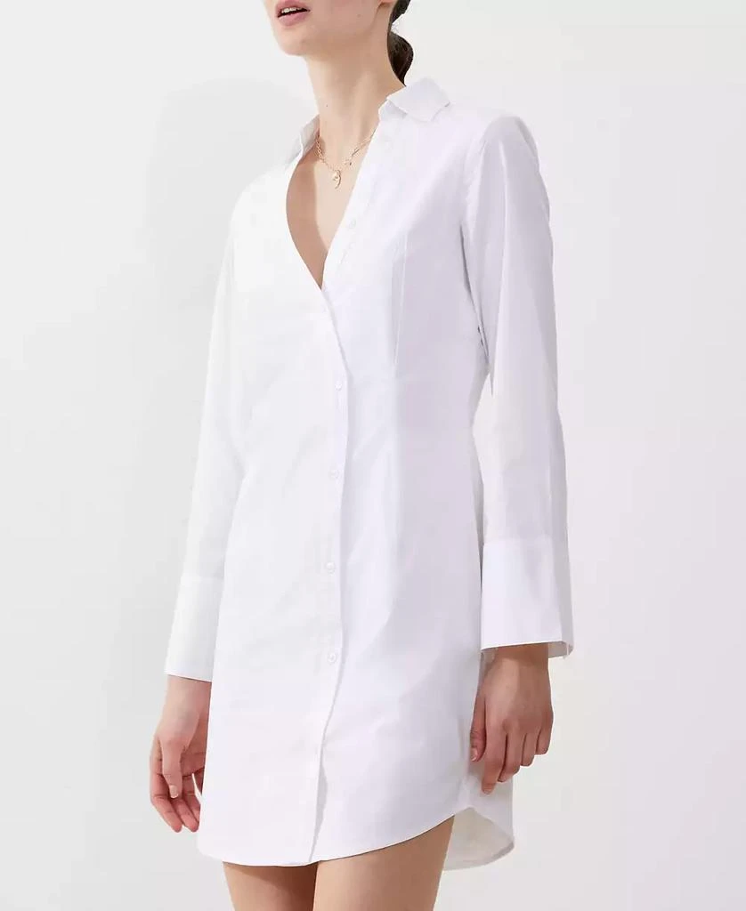 French Connection Women's Isabelle Poplin Asymmetric Dress 3