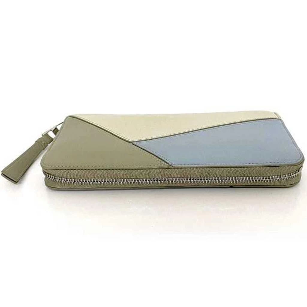 Loewe blue Leather Long Wallet (Bi-Fold) (Pre-Owned) 4