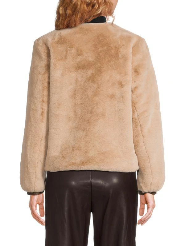 Saks Fifth Avenue Faux Fur Coat 2