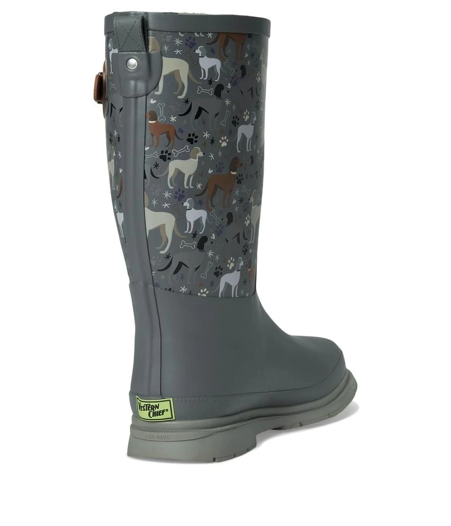Western Chief Faux Fur Tall Rain Boot 5