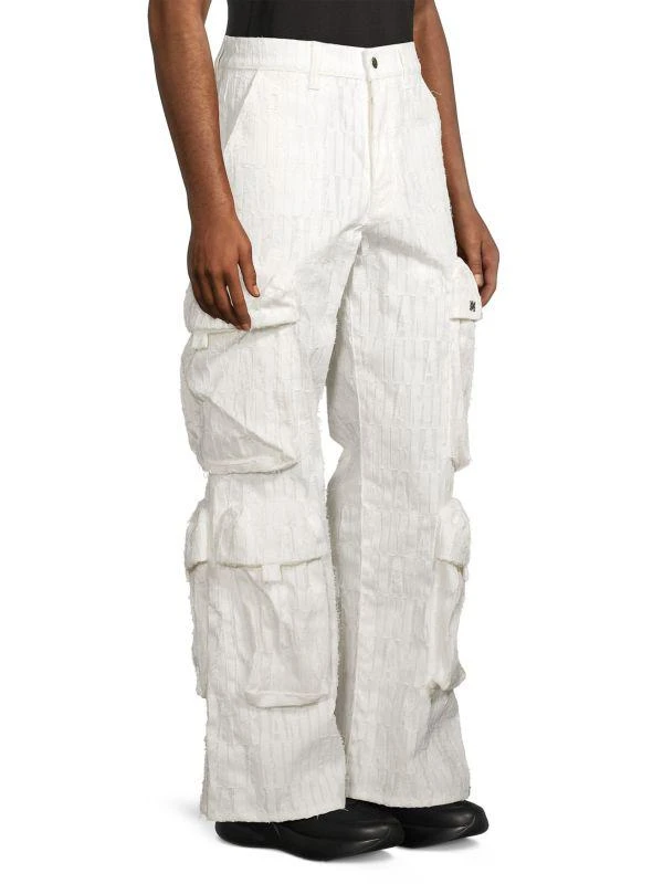 AMIRI Burnout Logo Baggy Cargo Pants 3