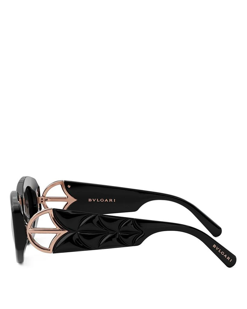 BVLGARI Calla Oval Sunglasses, 51mm 3