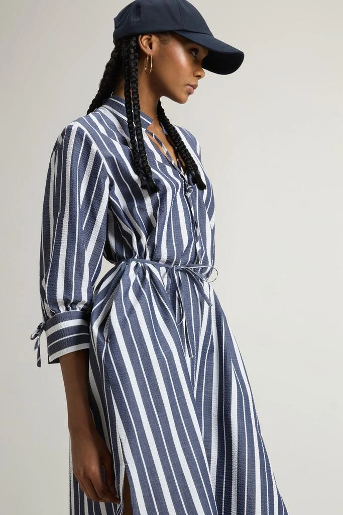 Woolrich Stretch Cotton Dress - Women - Blue 4