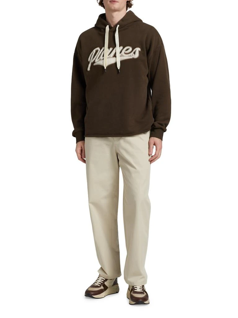 Paper Planes Sherpa Logo Open Hem Hoodie 2