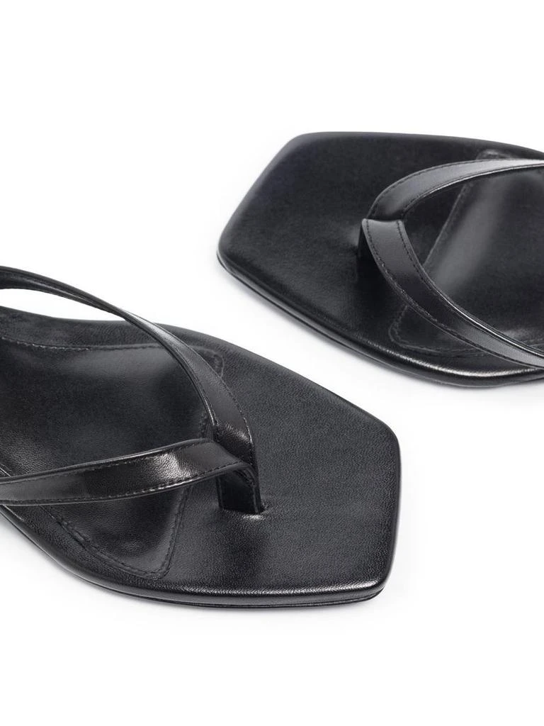 Totême TOTEME Leather Heeled Thong Sandals 2