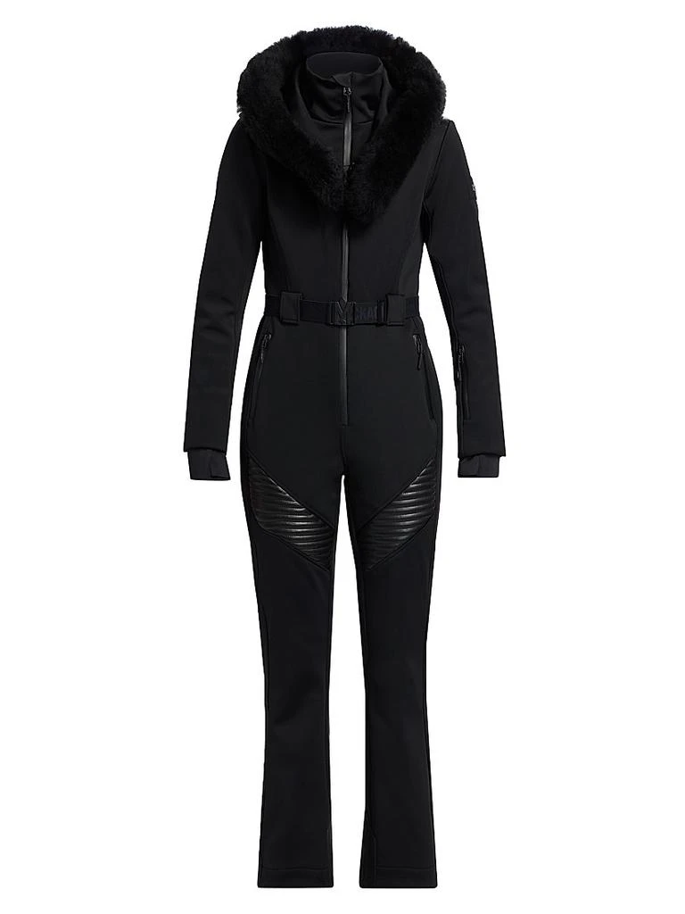 Mackage Elle Shearling Trim Ski Suit 1