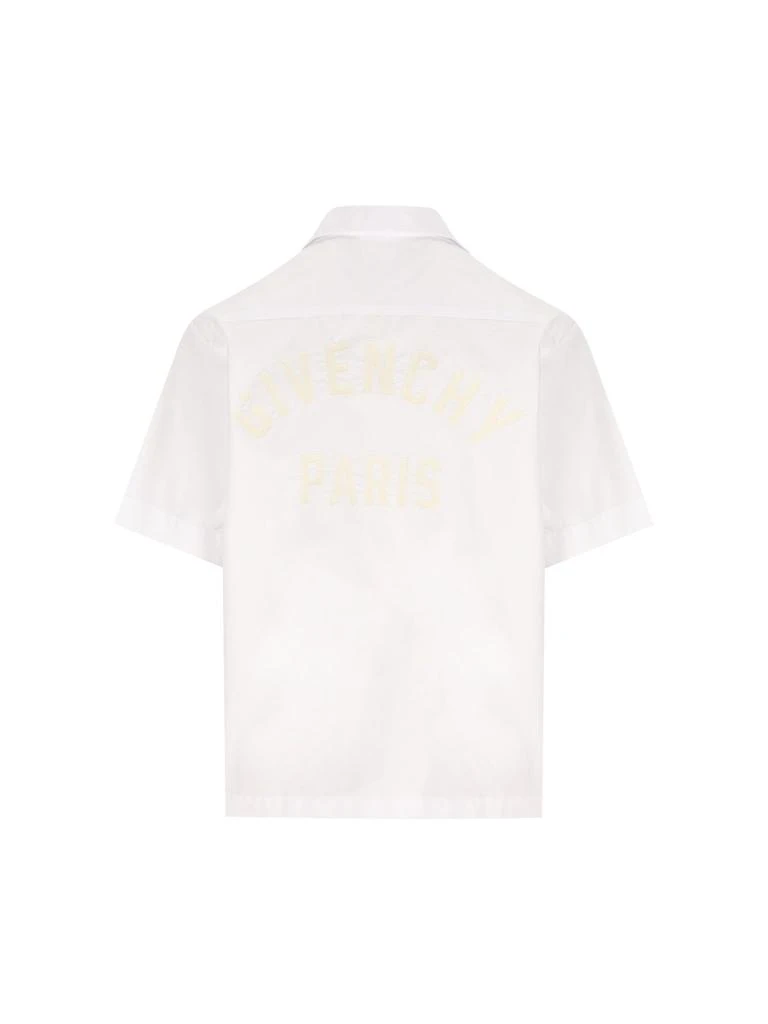 Givenchy Givenchy Paris Logo Zigzag Stitching Short-Sleeved Shirt 2