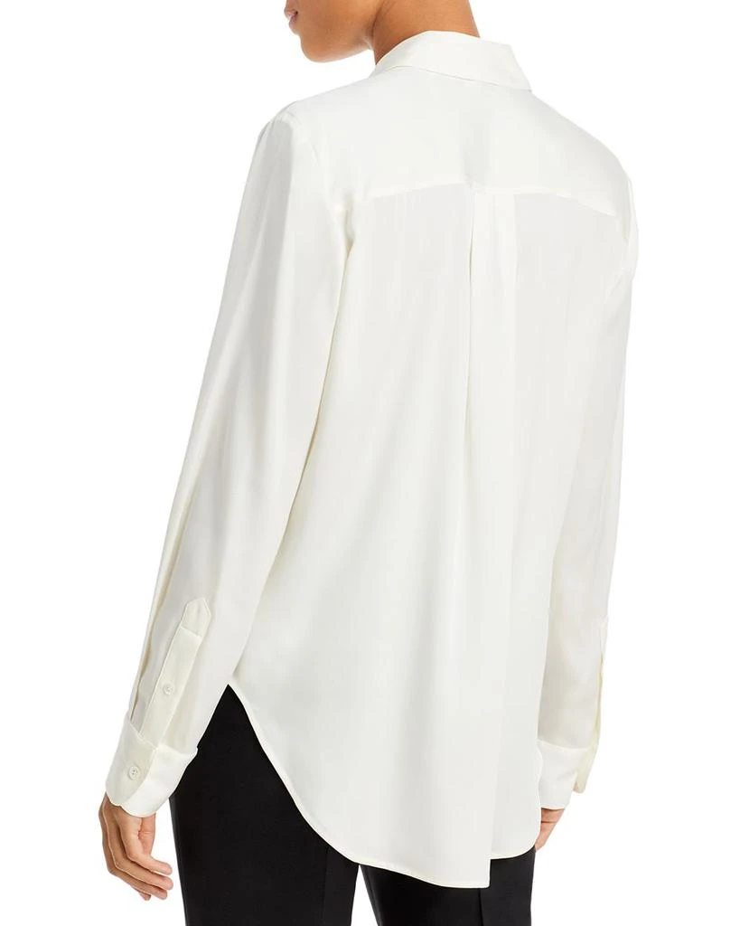 Theory Sunaya Silk-Stretch Shirt 6