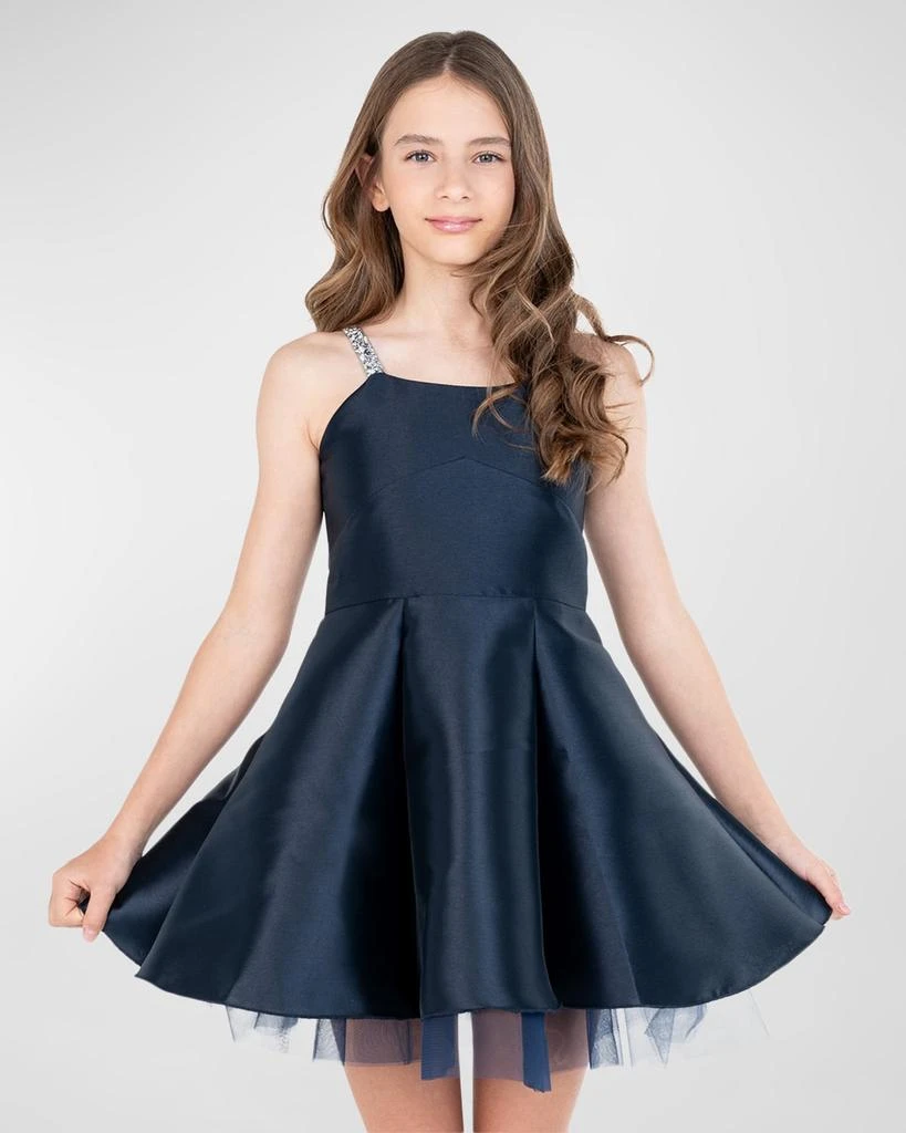 Zoe Girl's Henley A-Line Dress, Size 7-16 1