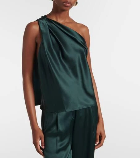 The Sei Silk one-shoulder top 4