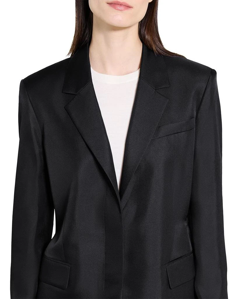 Theory Oversized Silk Blazer 3