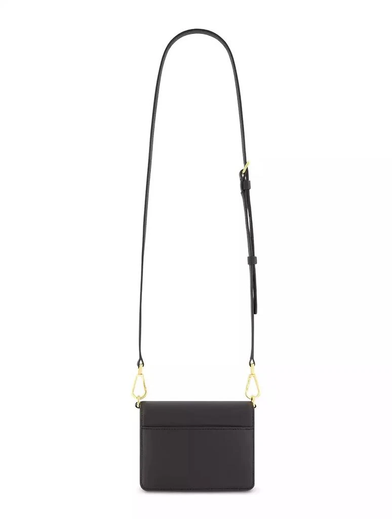 Mac Duggal Mini Leather Gold Strap Crossbody Bag 2