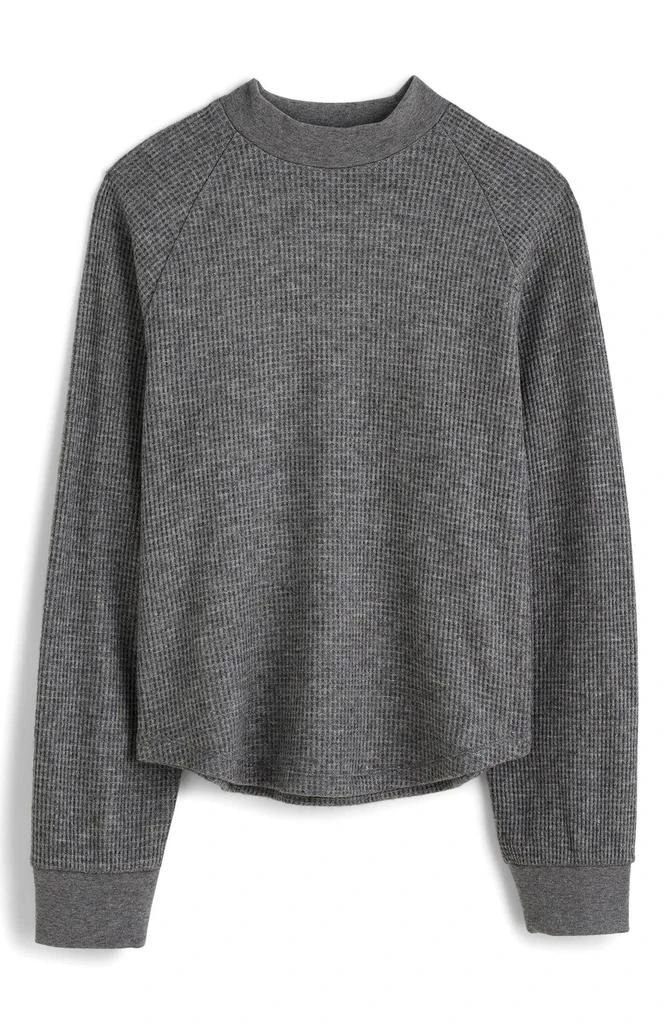 Madewell Long Sleeve Waffle Knit Crewneck T-Shirt 4