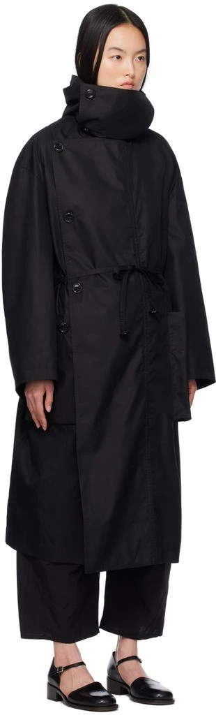 Lemaire Black Asymmetrical Coat 2