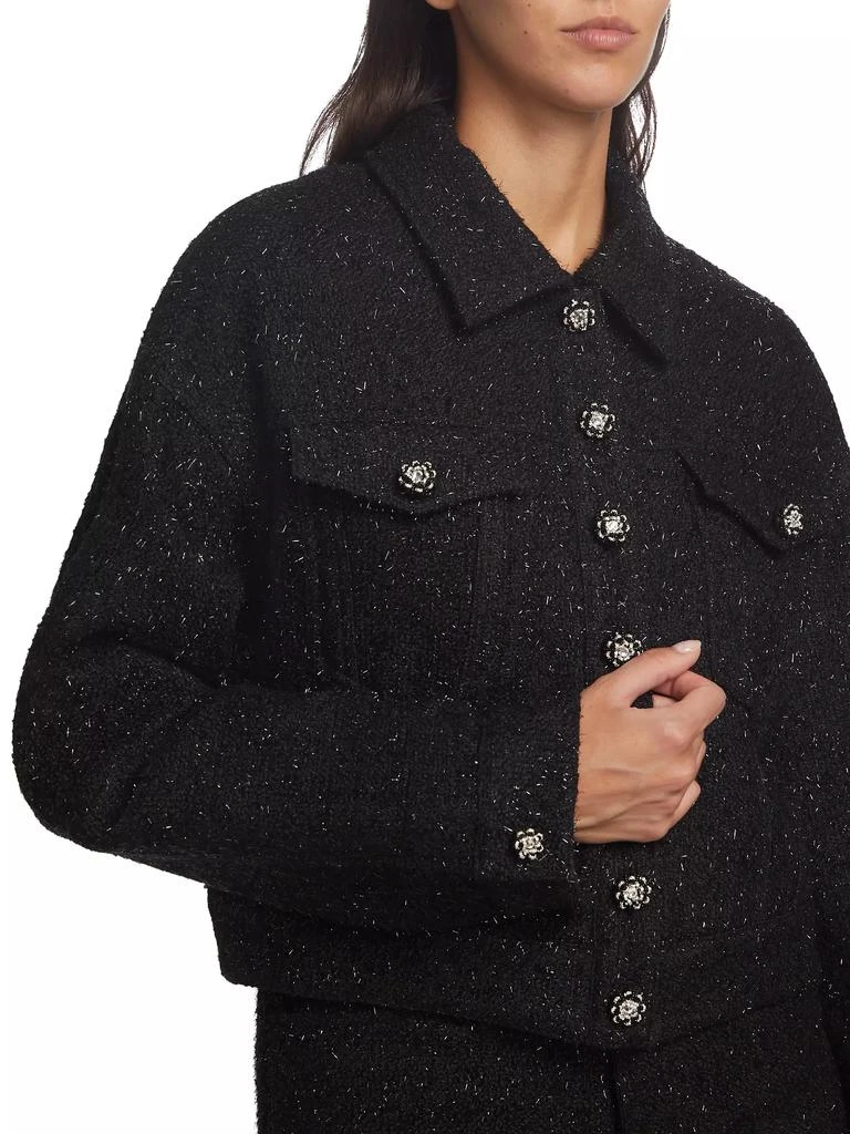 Self Portrait Bouclé Oversized Jacket 6
