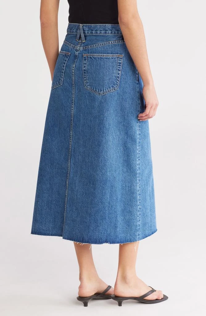 SLVRLAKE Cotton Denim Midi Skirt 2