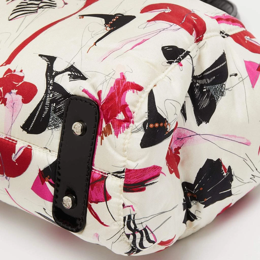 Gianfranco Ferre Gianfranco Ferre Multicolor Nylon and Patent Leather Frame Satchel 14