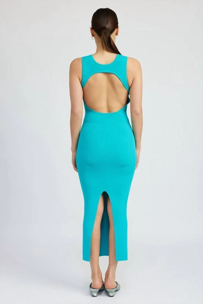 Shop Open Back Knit Maxi Dress In Blue on Sale at BeyondStyle  Get 57% Off  Open Back Knit Maxi Dress In Blue with Limited-Time Flash Deals, Exclusive  Discounts, and Special Offers.