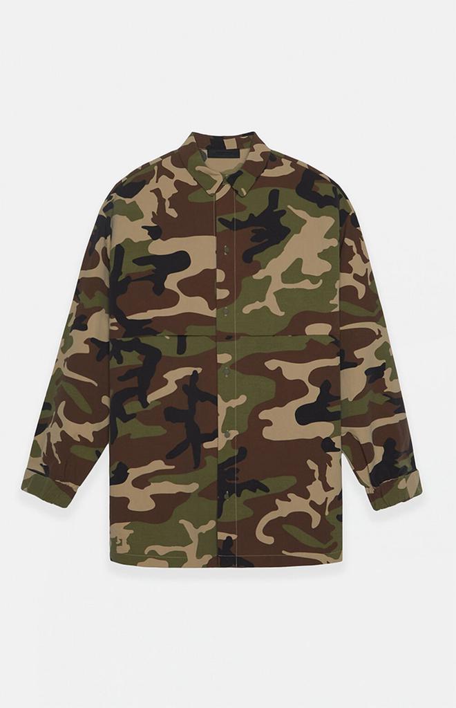 Essentials Military Textured Nylon Hooded Jacket - Free Essentials Military Textured Nylon Hooded Jacket - Free