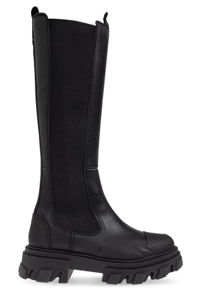 Ganni Ganni Round Toe Chelsea Boots 1