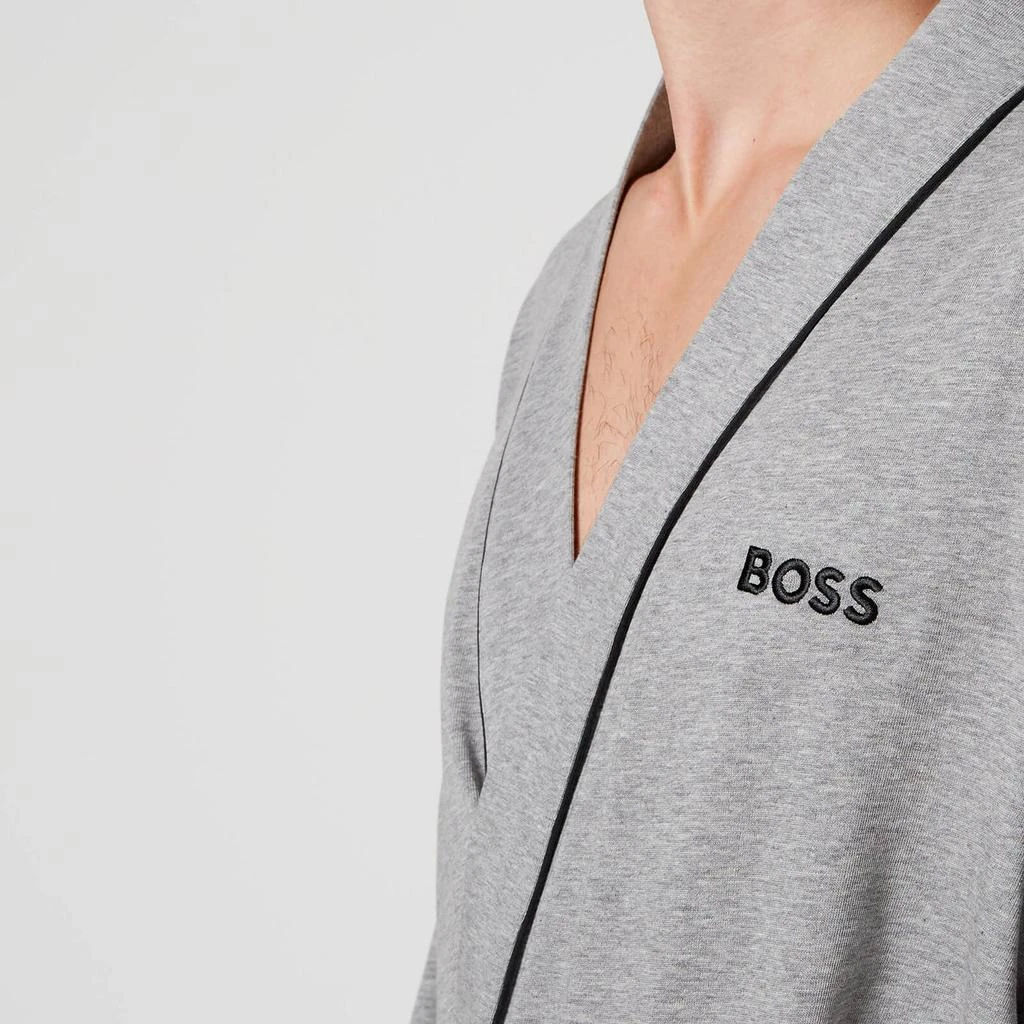 Hugo Boss BOSS Bodywear Logo-Detailed Cotton Robe 3