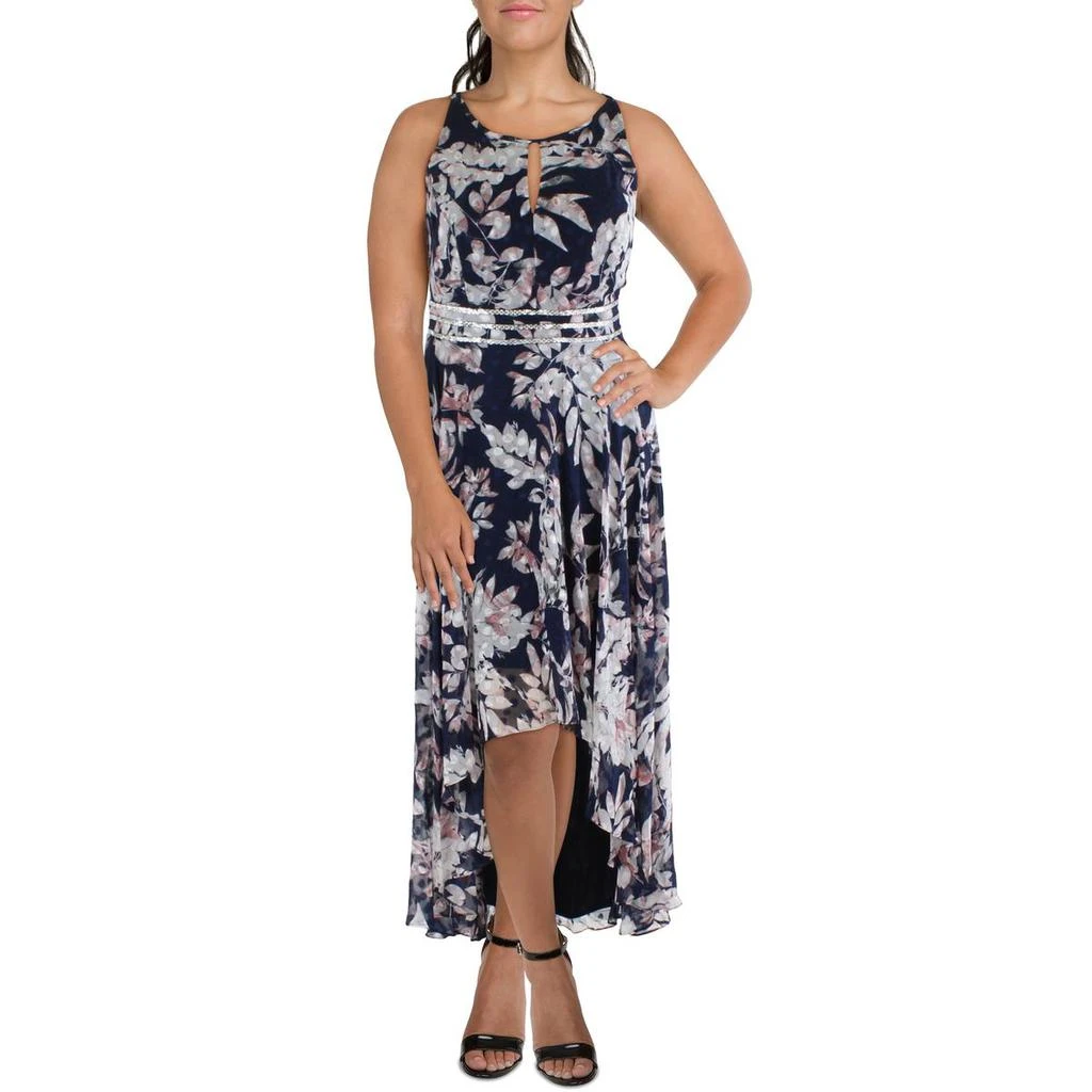Plus Womens Chiffon Embellished Maxi Dress – On Sale Now with Up to 80% Off 