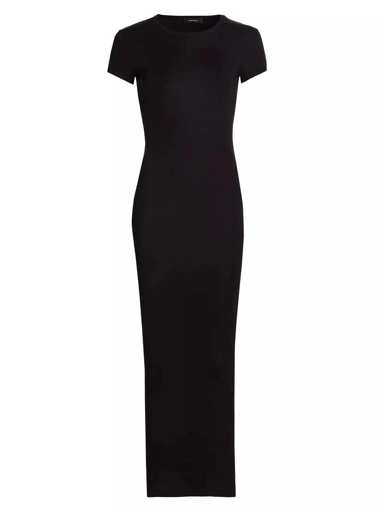 WARDROBE.NYC Cap-Sleeve Cotton Body-Con Dress 1