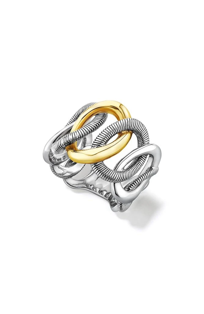 Judith Ripka Eternity Interlocking Chain Ring 3