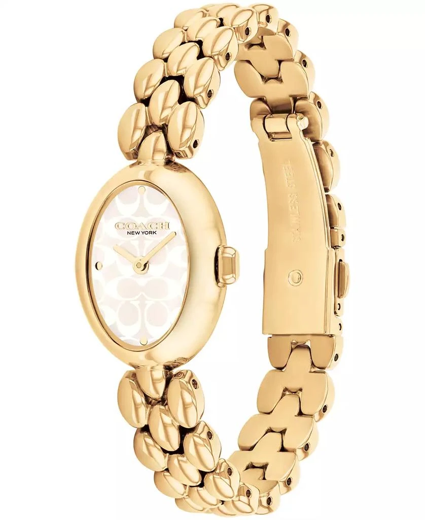 Coach Women's Gold Sammy Stainless Steel Watch 22.5mm 2