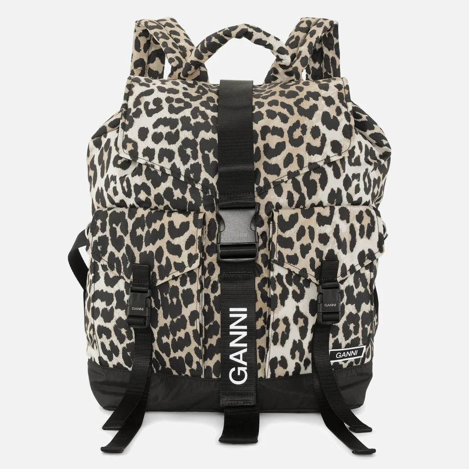 Ganni Ganni Recycled Tech Shell Backpack 1